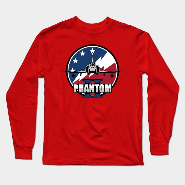 F-4 Phantom II Patch Long Sleeve T-Shirt by TCP